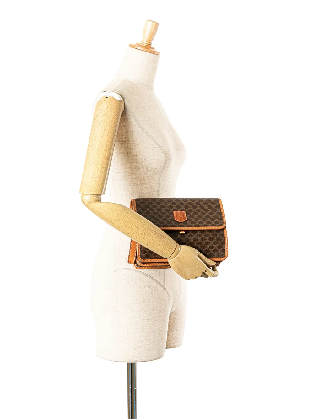 Céline Pre-Owned 2009 Macadam Coated Canvas clutch bag | Pre-owned | Image 2