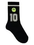 Barrow kids number-intarsia socks - Black
