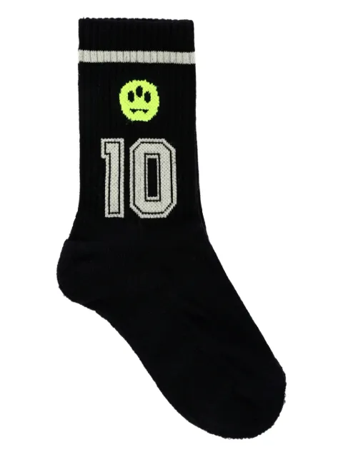 Barrow kids number-intarsia socks