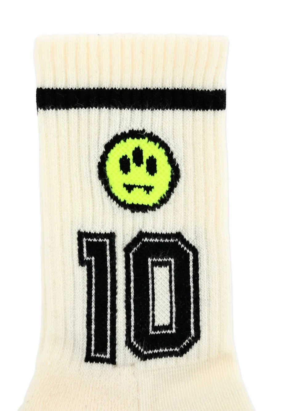 Barrow kids Sokken met intarsia nummer Beige