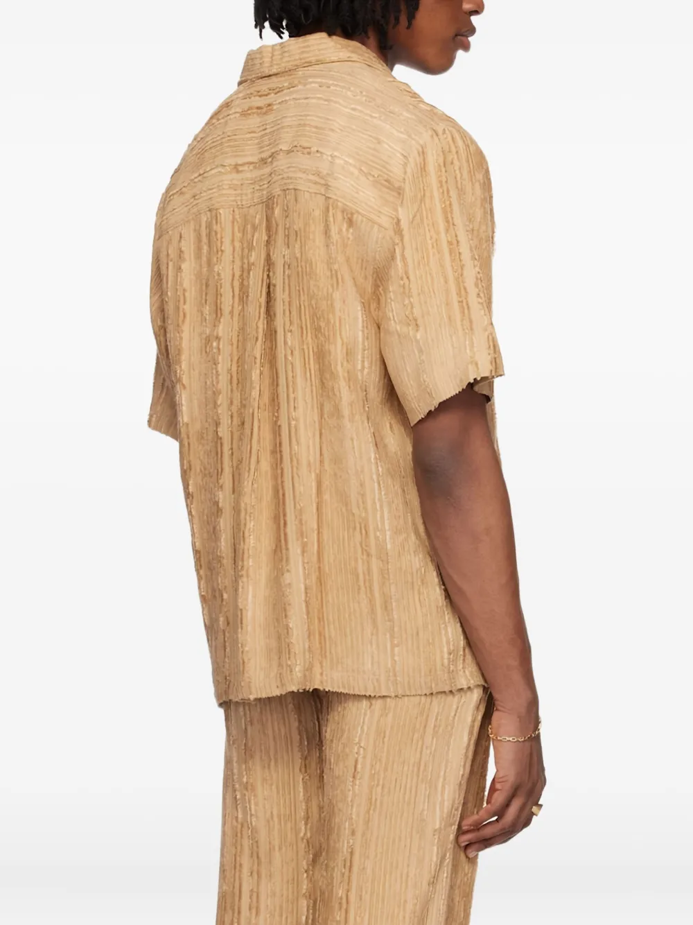  Séfr Dalian Striped Pocket Shirt - Neutrals 