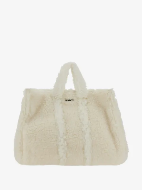 Sunnei fleece-texture tote bag