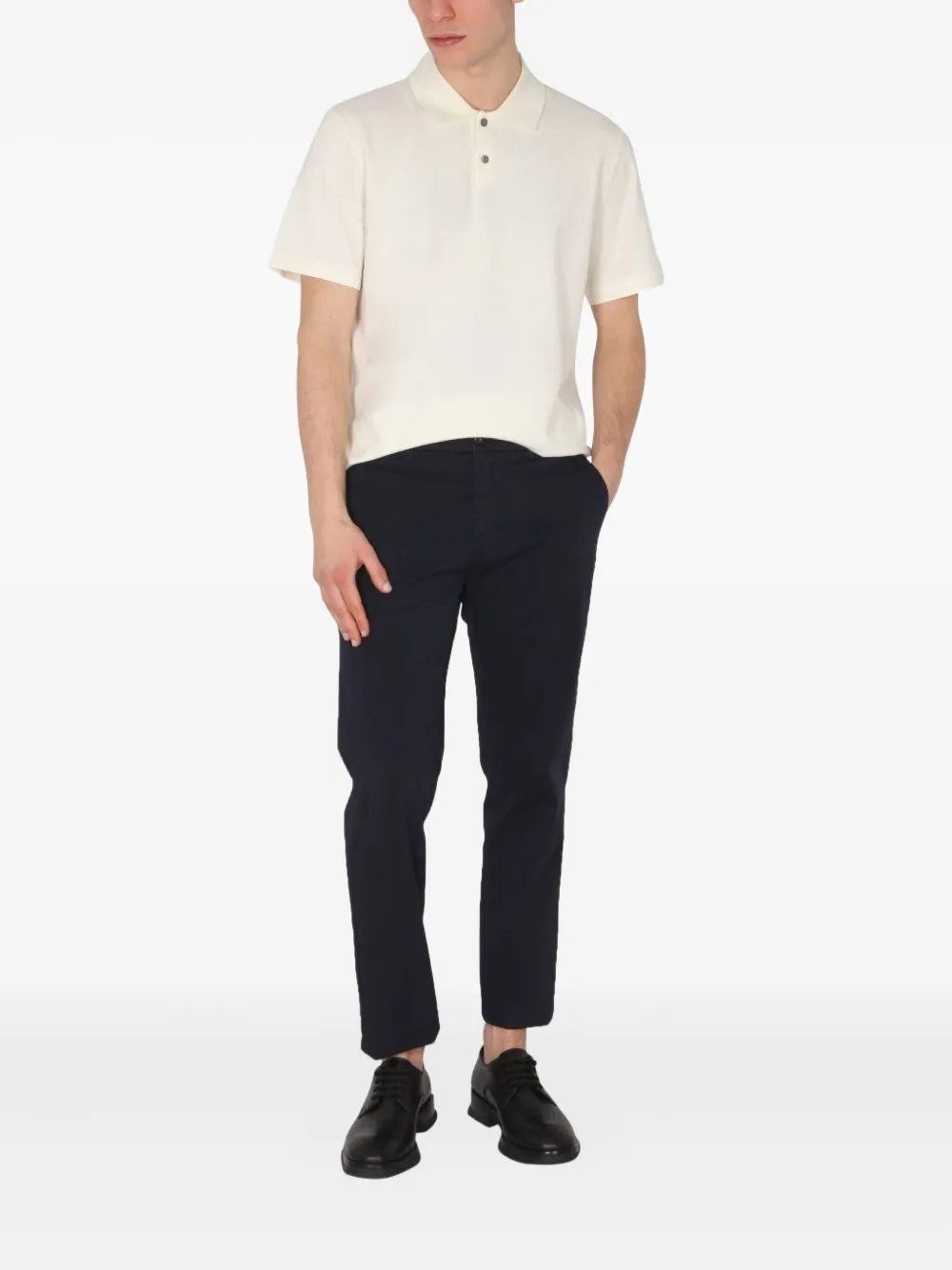 Theory buttoned polo shirt - Beige