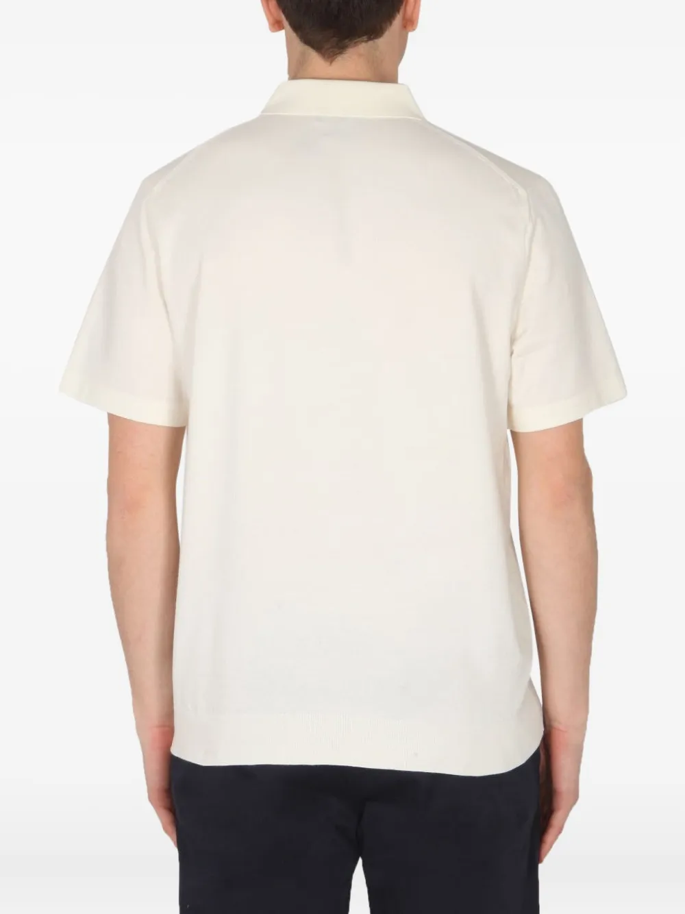 Theory Poloshirt met knopen Beige