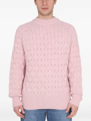 Séfr Alain Textured Sweater | Pink | FARFETCH GE