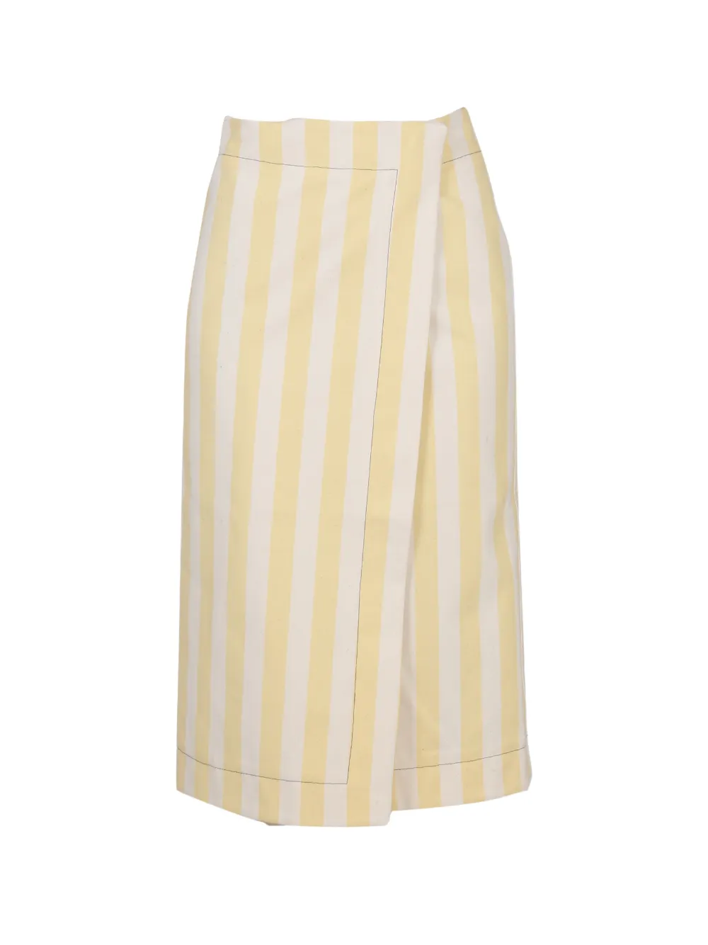 Sunnei striped wrap skirt - Giallo