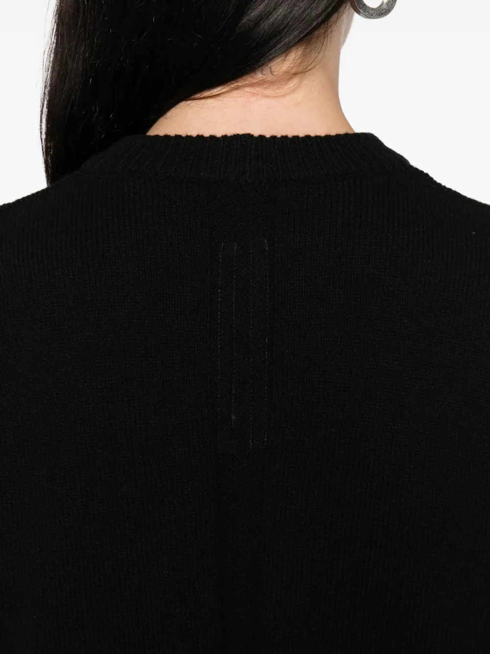 Rick Owens Wollen trui met ronde hals Zwart