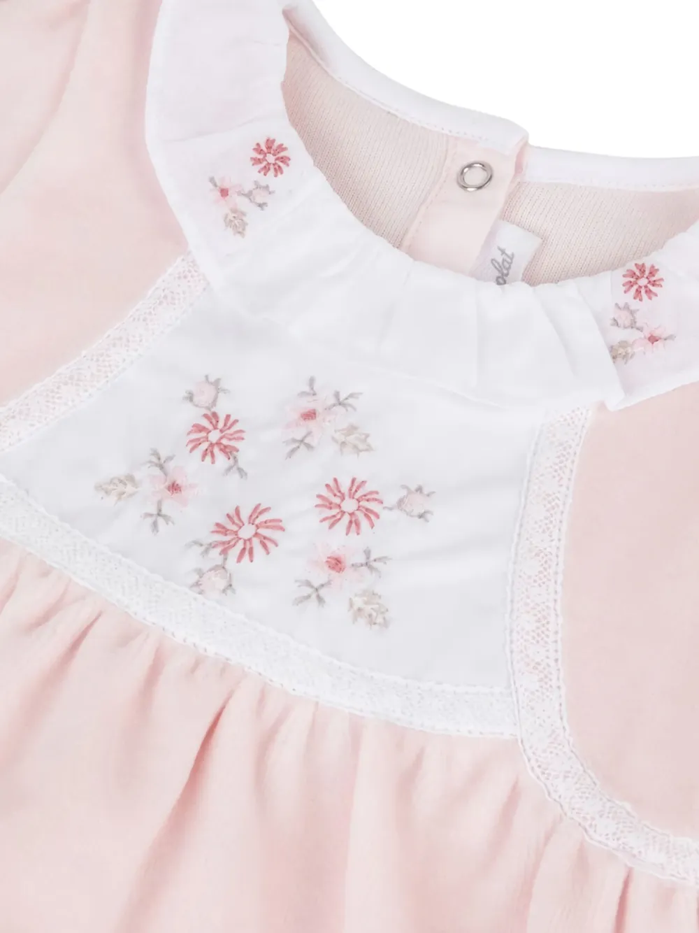 Tartine Et Chocolat ruffled floral pajamas - Roze