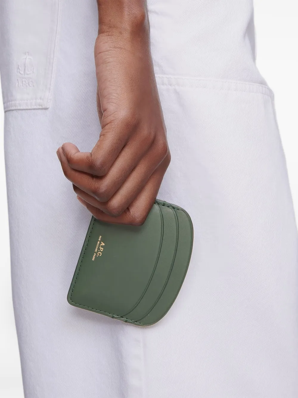 A.P.C. Curved Leather Wallet | Image 2
