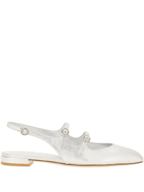 Stuart Weitzman buckle strap ballet flats