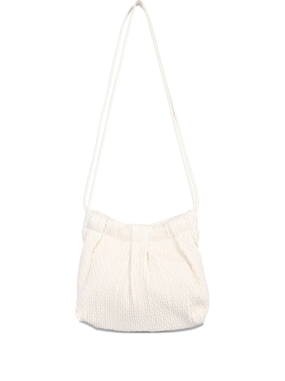 Themoirè bolsa crossbody texturizada | blanco | Image 1