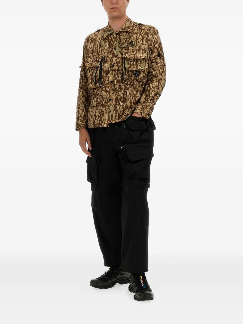 SOUTH2 WEST8 multi-pocket cargo pants - Zwart