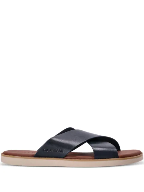 Cole Haan cross-strap leather sandals