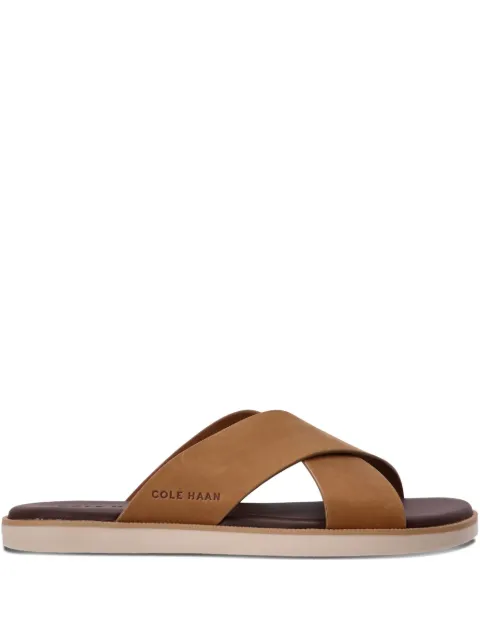 Cole Haan cross-strap leather sandals