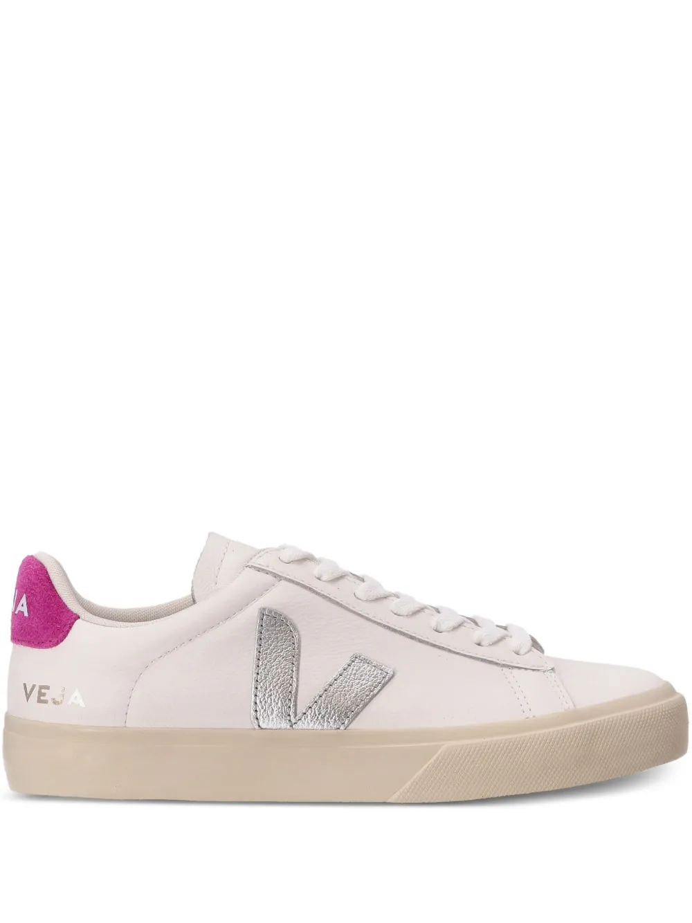 VEJA Campo leren sneakers Wit