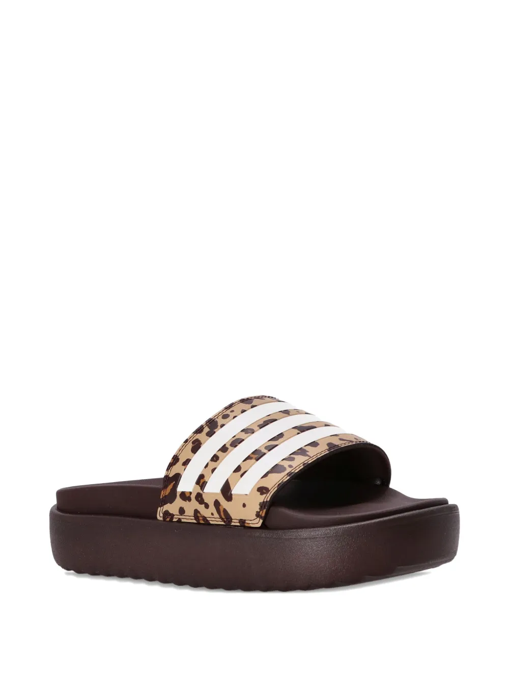 adidas Originals Adilette platform slides Brown
