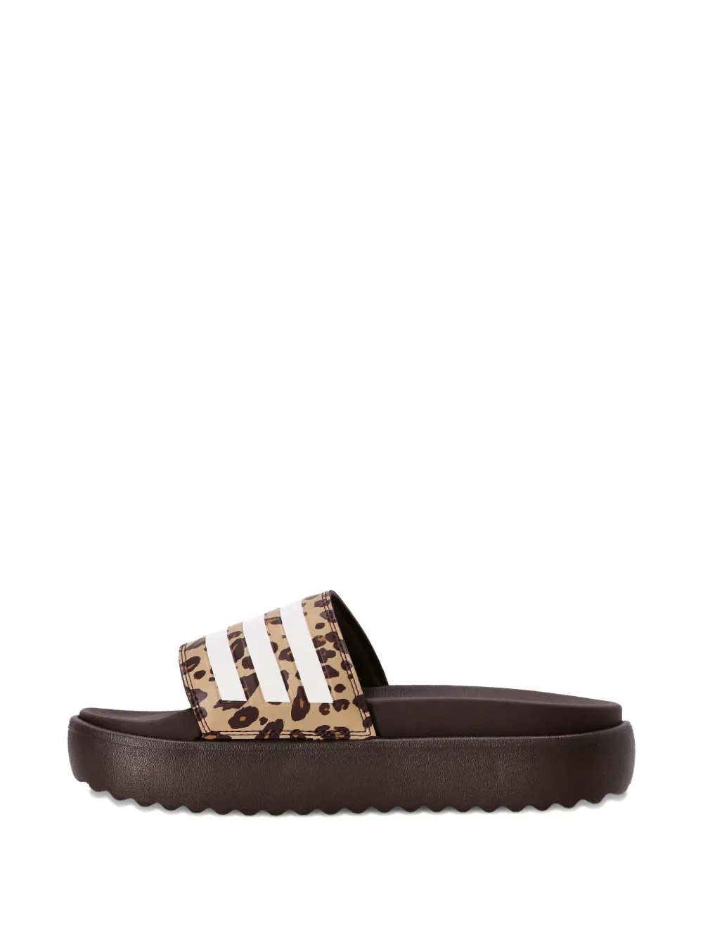 adidas Originals Adilette platform slides Brown