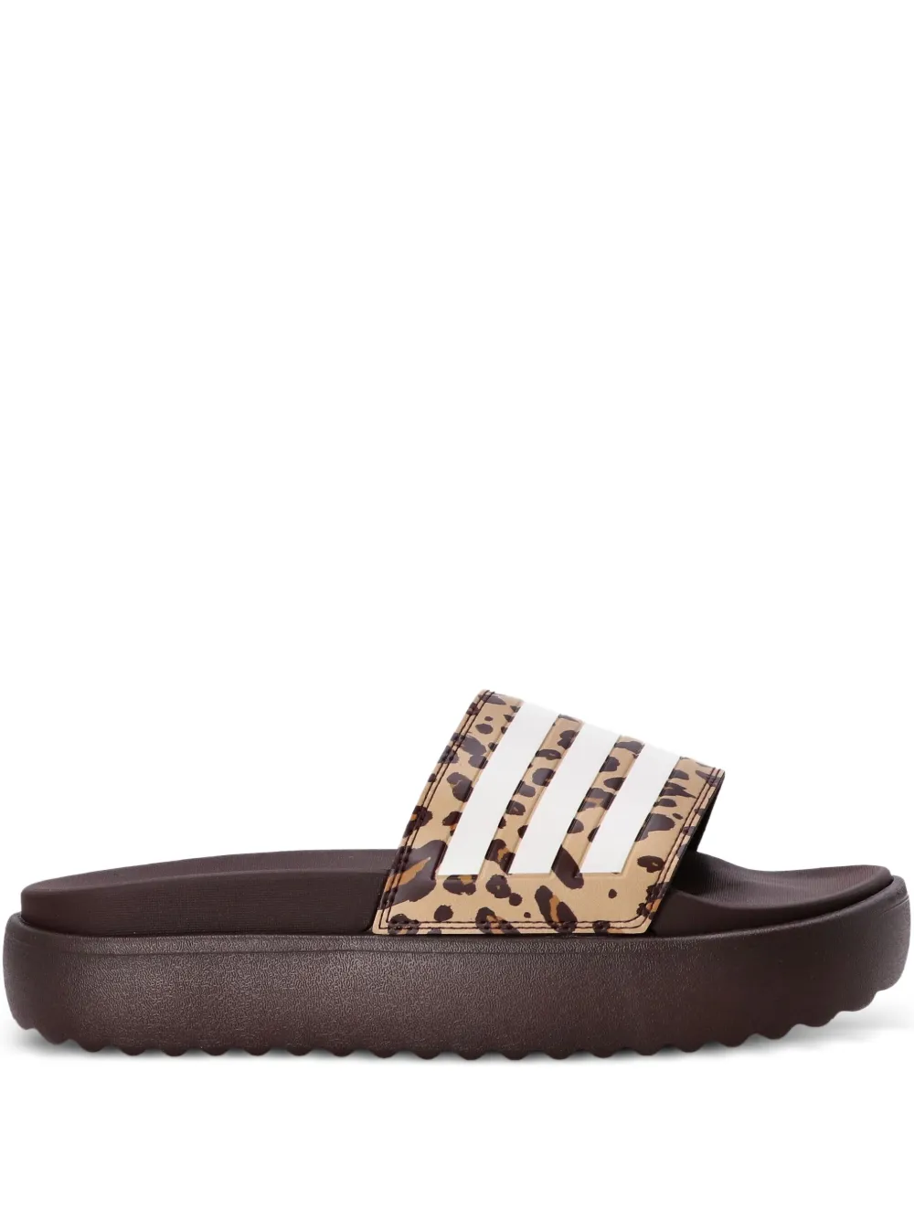 Adidas Originals Adilette platform slides Brown