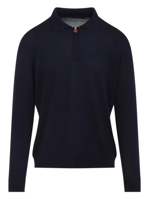 Kiton half-zip polo shirt