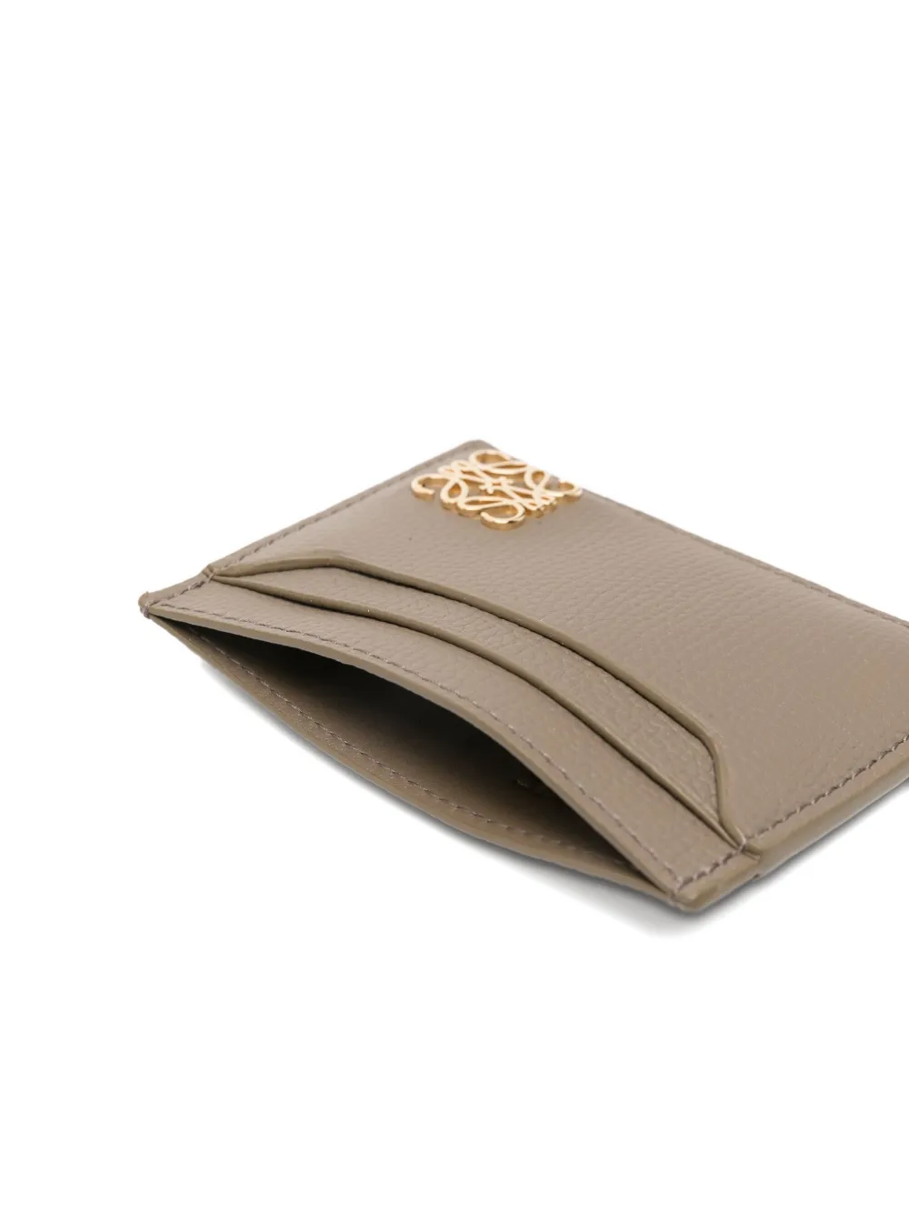 LOEWE Pasjeshouder met logoplakkaat Beige