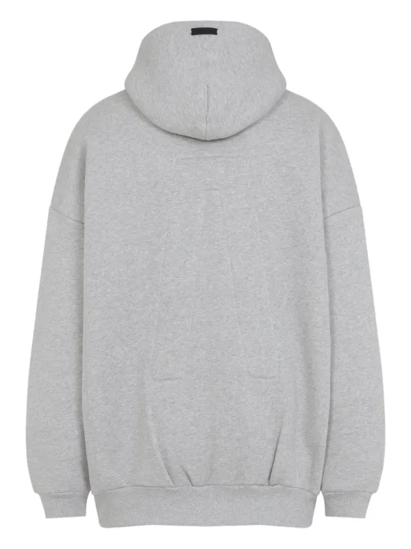 パーカー・フーディ Fear Of God Zip Grey Cotton Hoodie FEAR OF GOD ESSENTIALS zip-up Hoodie | Grey | FARFETCH