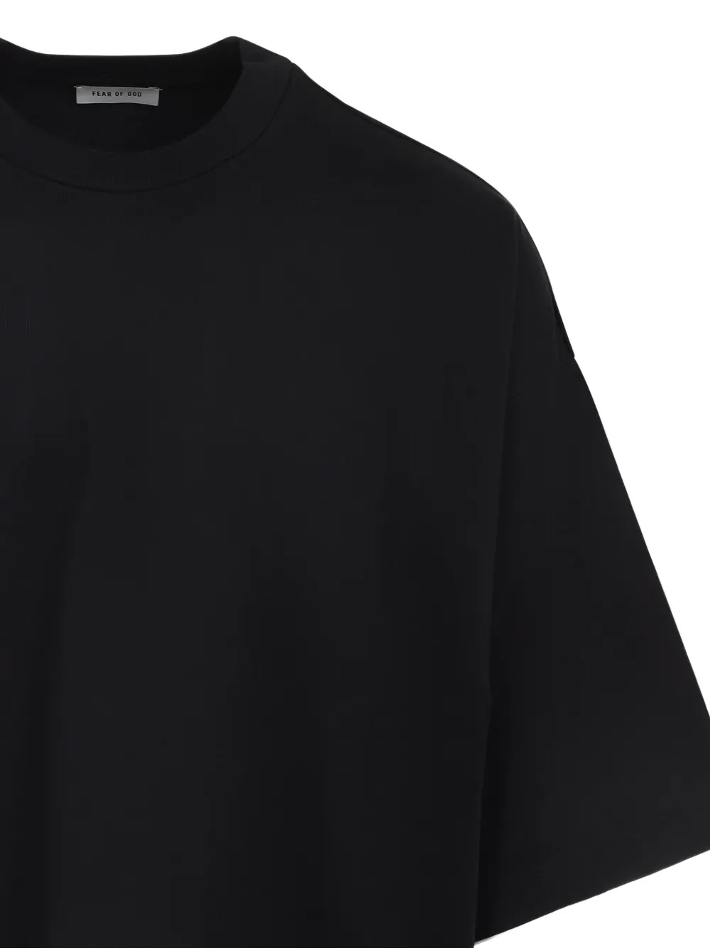Fear Of God T-shirt met ronde hals Zwart