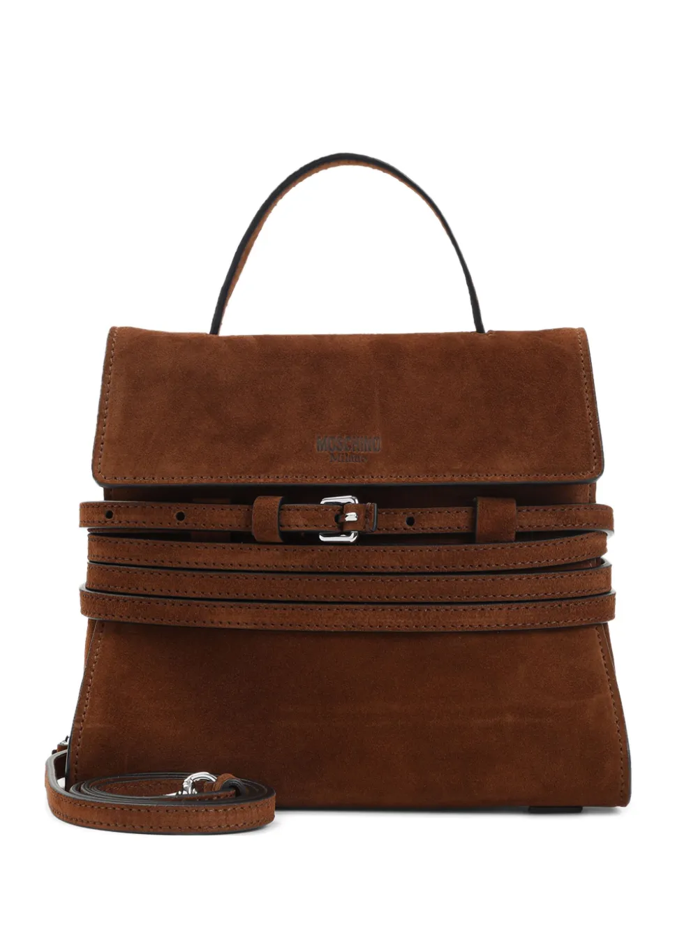 Moschino Kleine Tie Me shopper Bruin