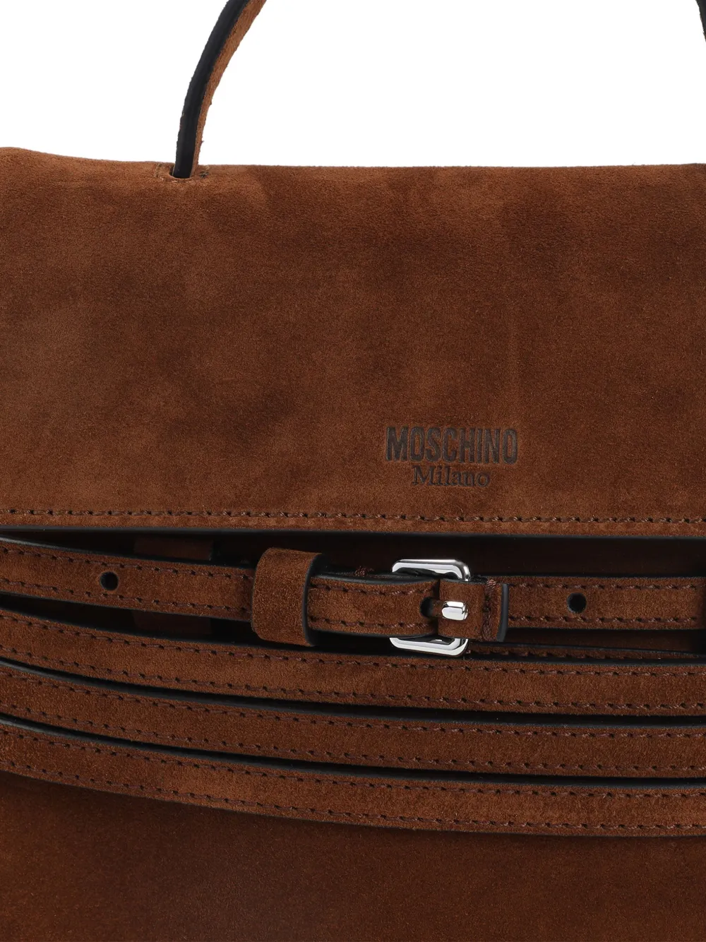 Moschino Kleine Tie Me shopper Bruin