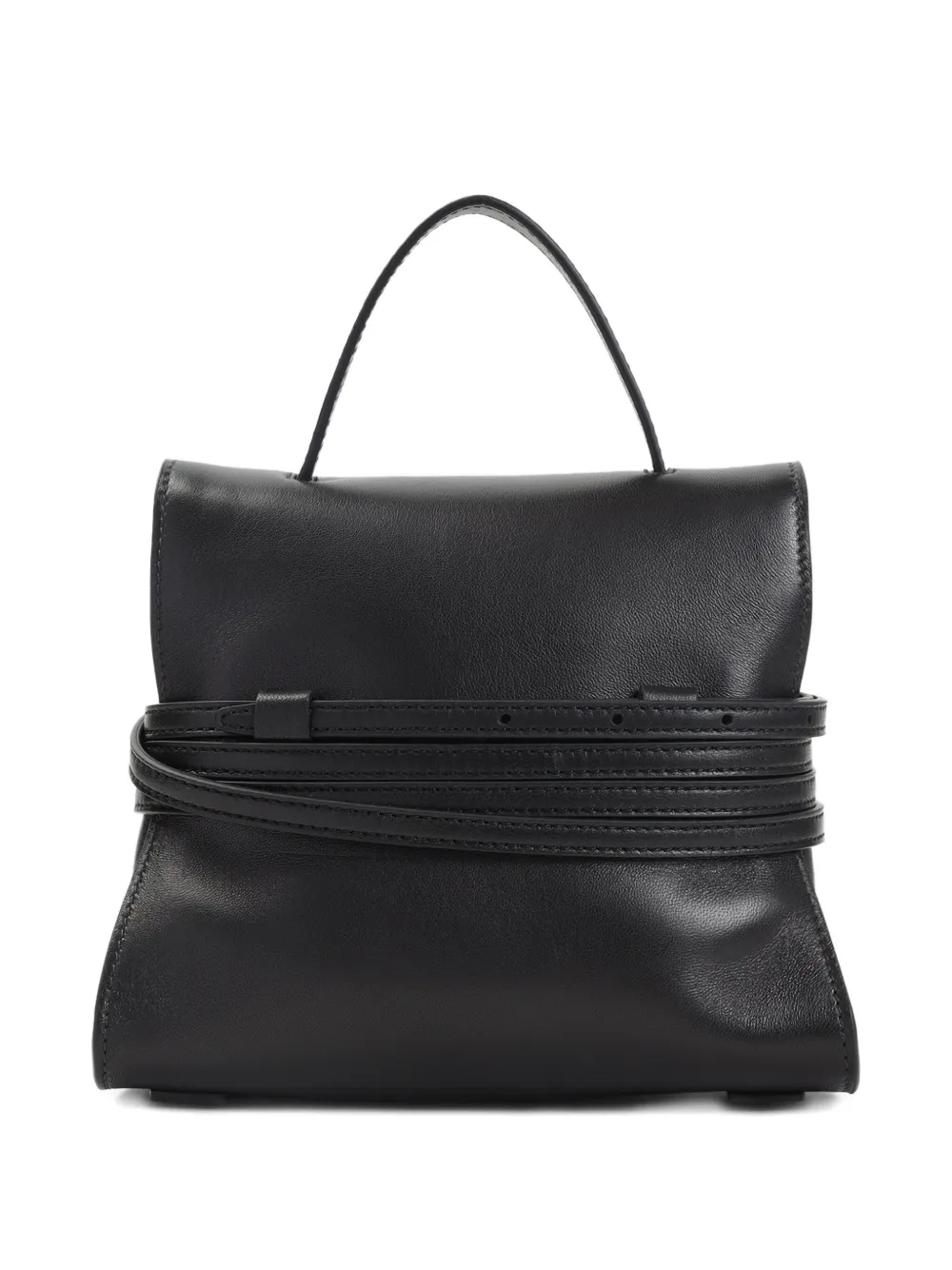 Moschino Kleine Tie Me shopper Zwart