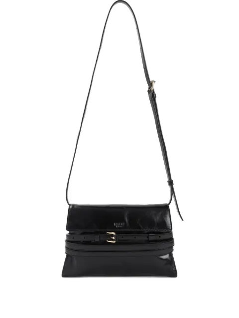 Moschino buckle-fastening leather shoulder bag