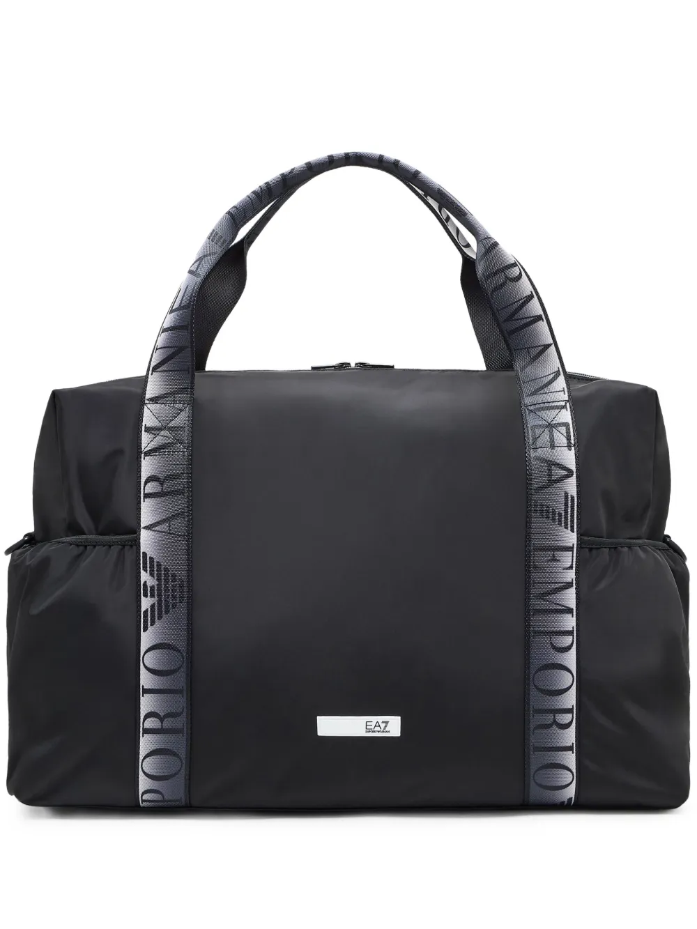 Ea7 Emporio Armani logo-detail holdall | Black | Image 1