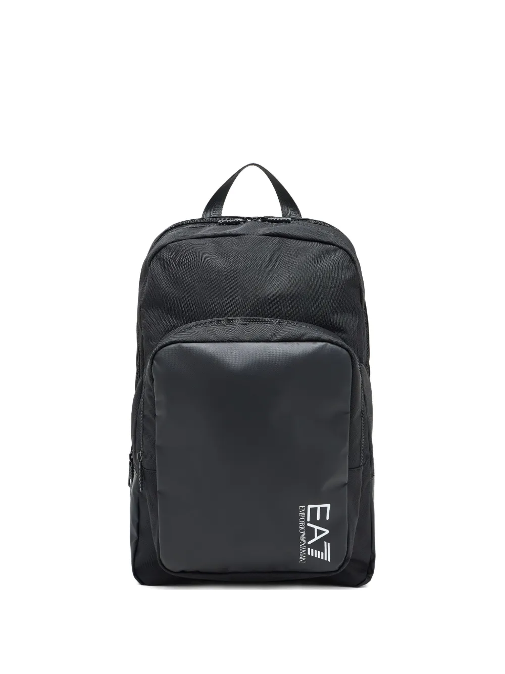 Ea7 Logo-print Backpack In Black