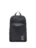 Ea7 Emporio Armani logo-print backpack - Black