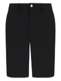 Ea7 Emporio Armani logo-print bermuda shorts - Black