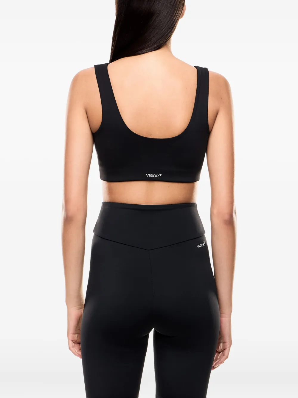 Ea7 Emporio Armani High-waist shorts met logo Zwart