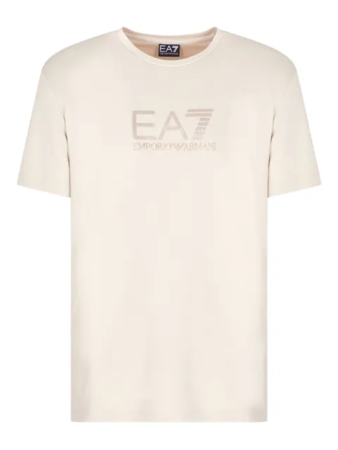 Ea7 Emporio Armani logo-embroidered T-shirt