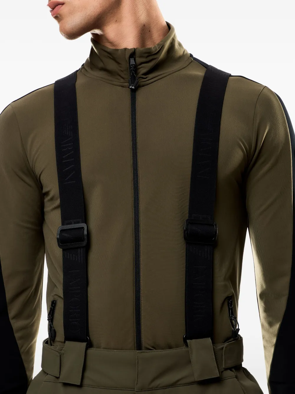 Ea7 Emporio Armani Skibroek met bretels Groen
