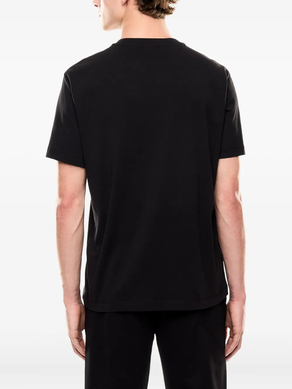 Ea7 Emporio Armani logo-print T-shirt Zwart