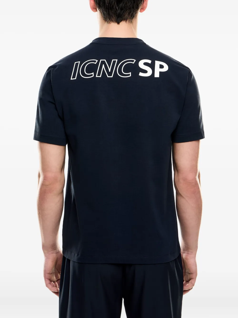 Ea7 Emporio Armani T-shirt met logoprint Zwart