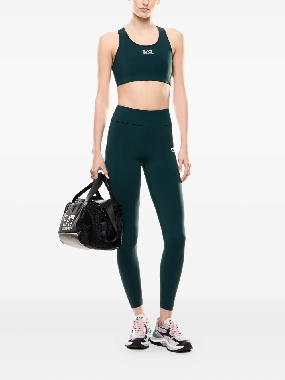 Ea7 Emporio Armani High waist legging Groen