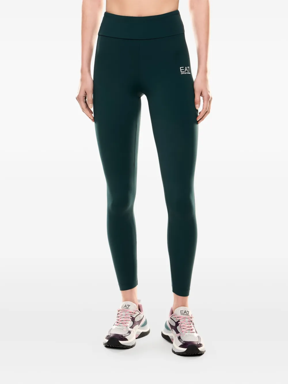 Ea7 Emporio Armani High waist legging Groen