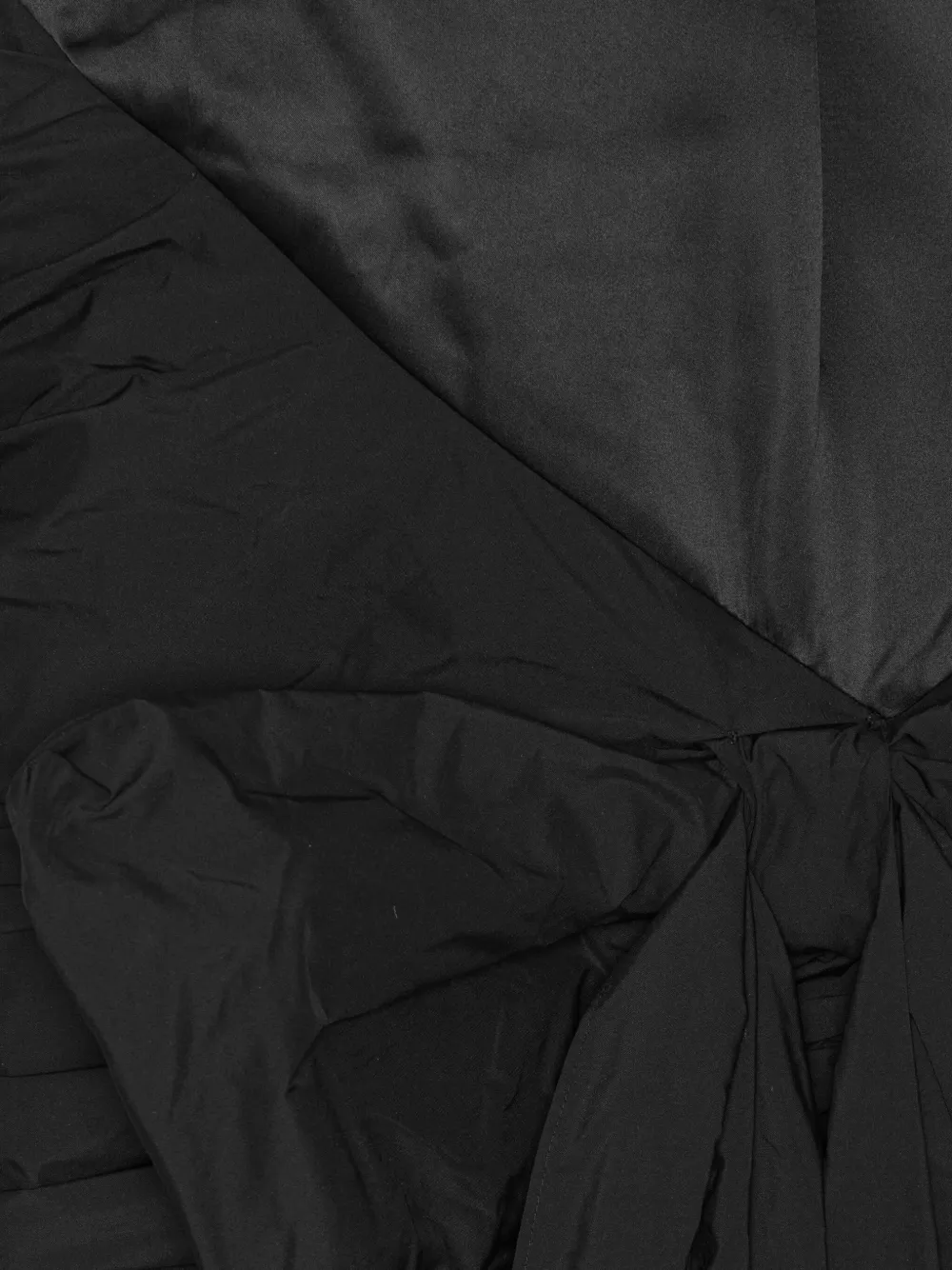 ROTATE BIRGER CHRISTENSEN Jurk met halternek en strikdetail Zwart