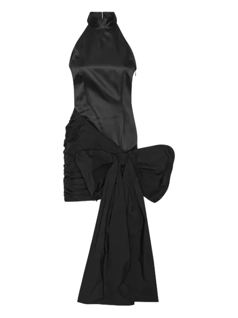 ROTATE BIRGER CHRISTENSEN halter-neck bow-detail dress