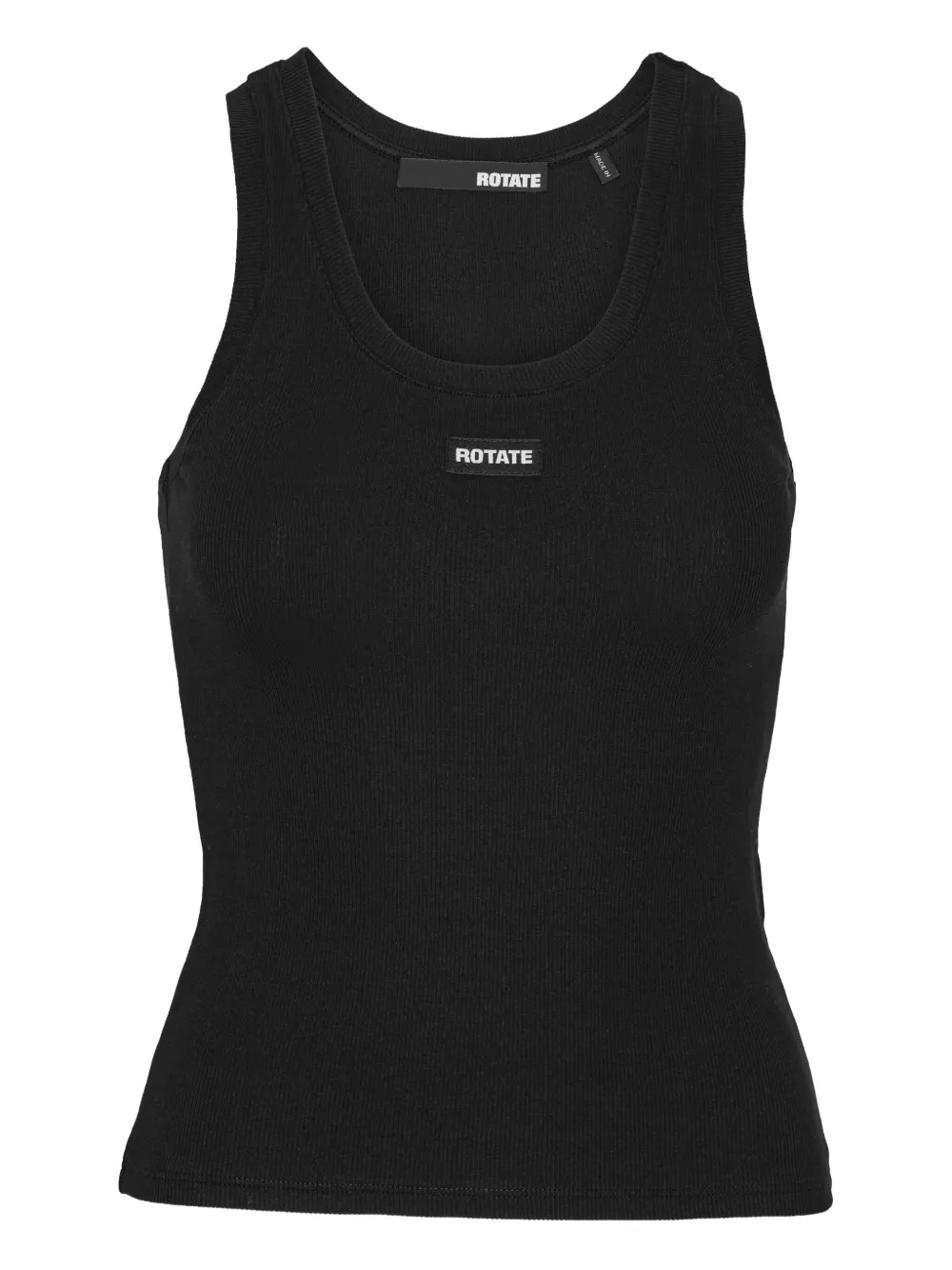 ROTATE BIRGER CHRISTENSEN Mouwloze top met logo Zwart