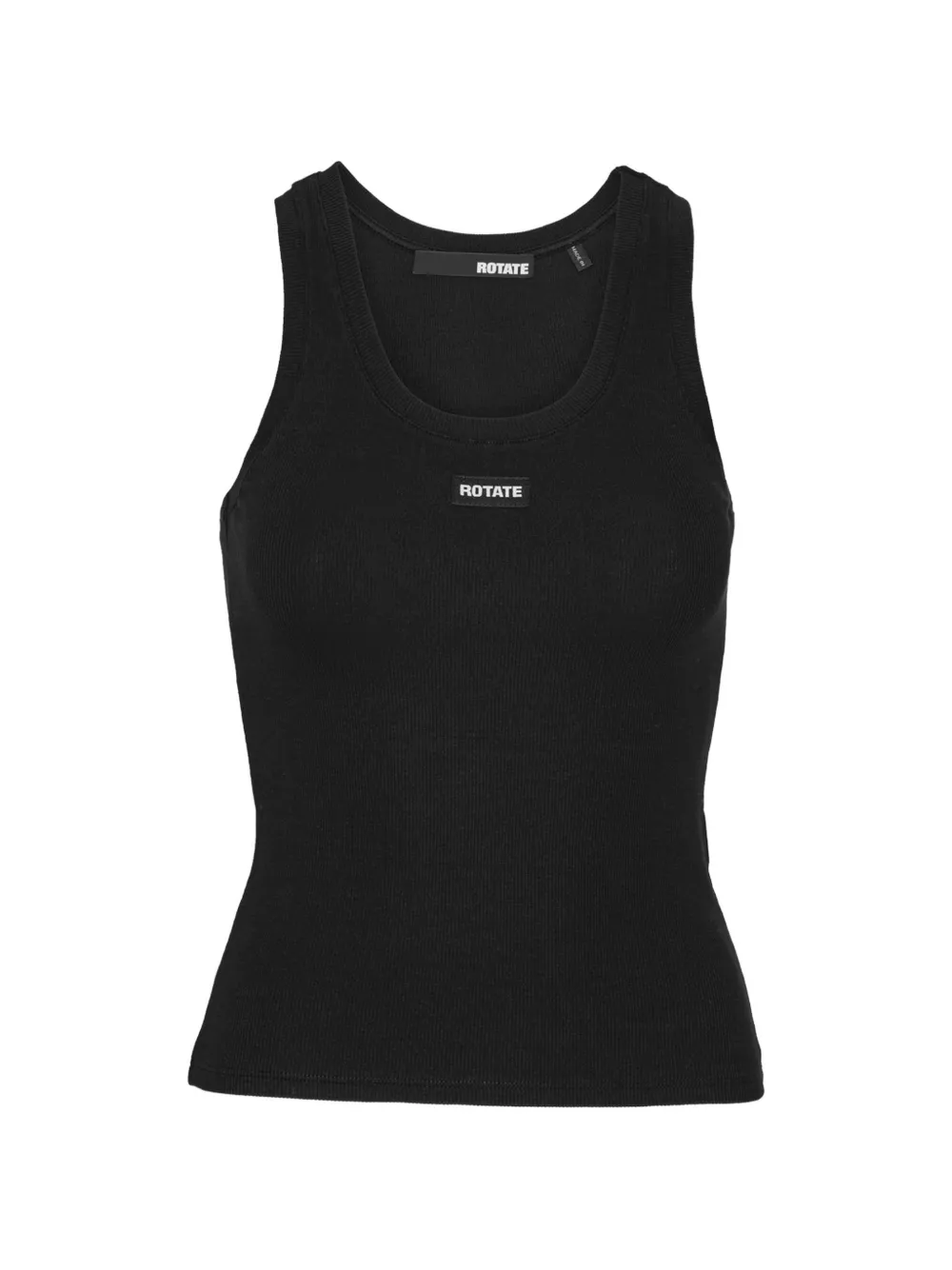 ROTATE BIRGER CHRISTENSEN Mouwloze top met logo Zwart