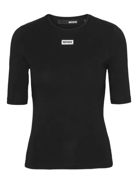 ROTATE BIRGER CHRISTENSEN playera manga corta con logo y detalles