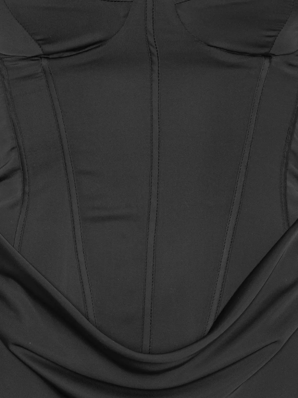 ROTATE BIRGER CHRISTENSEN Maxi-jurk met korset Zwart