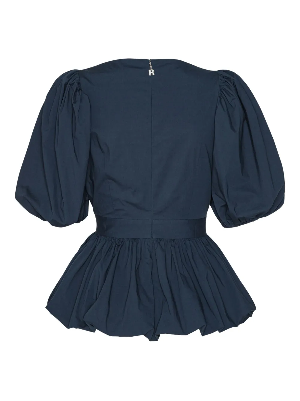 ROTATE BIRGER CHRISTENSEN Top met pofmouwen Blauw