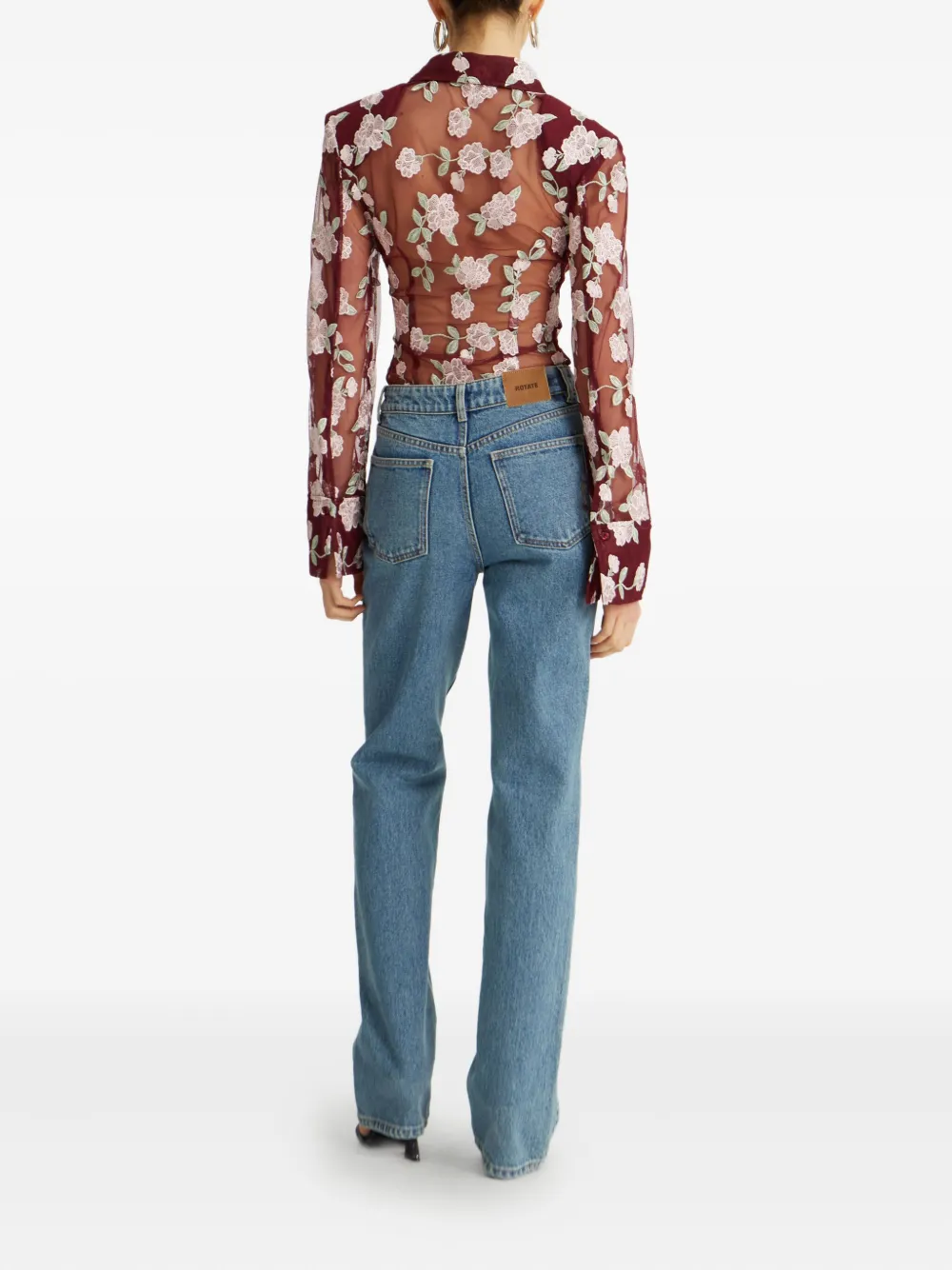 ROTATE BIRGER CHRISTENSEN Straight jeans Blauw