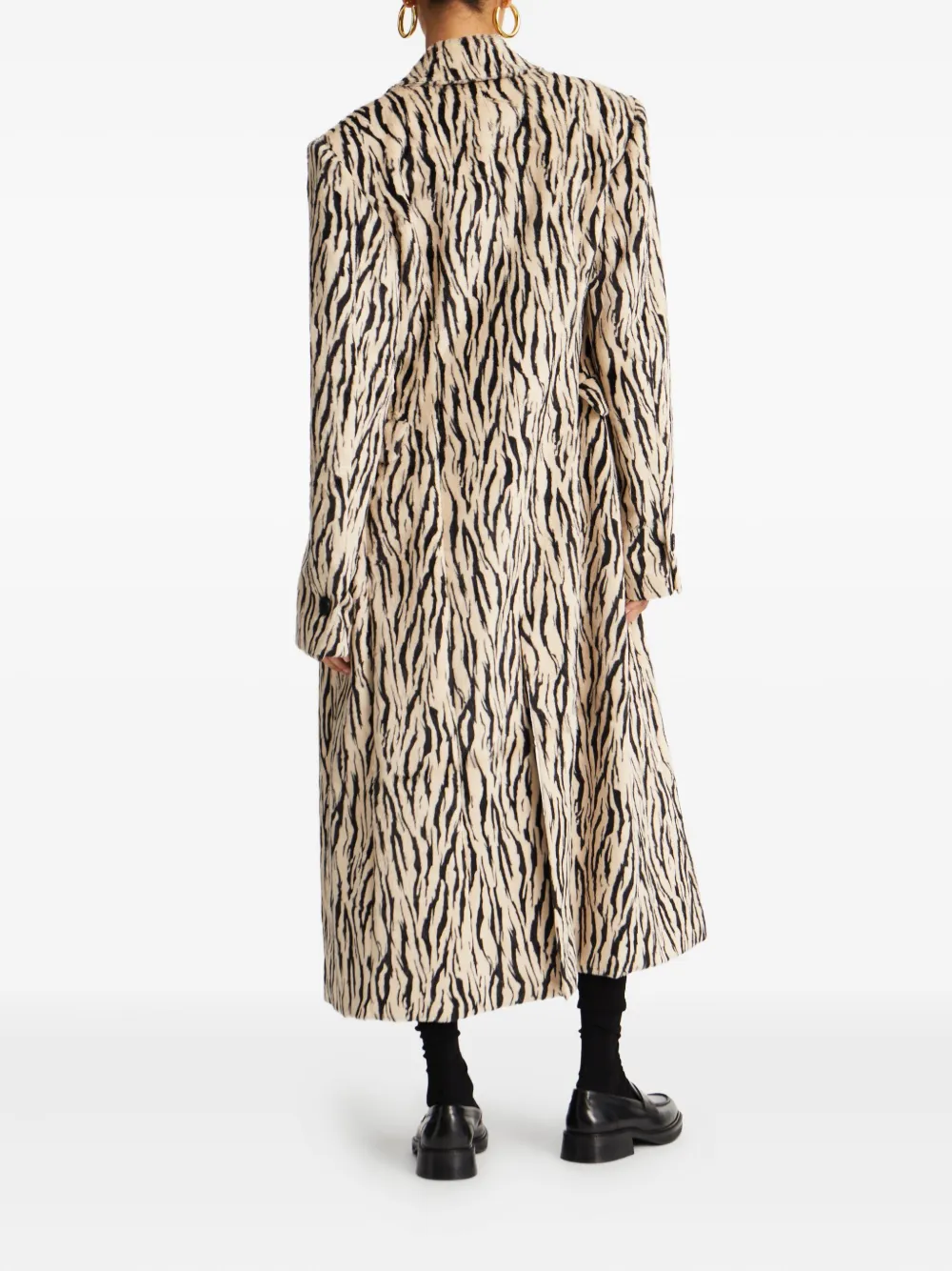 ROTATE BIRGER CHRISTENSEN Rok met zebraprint Beige